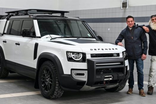 KINGSLEY HOLGATE FOUNDATION REUNITED WITH LAND ROVER DEFENDER