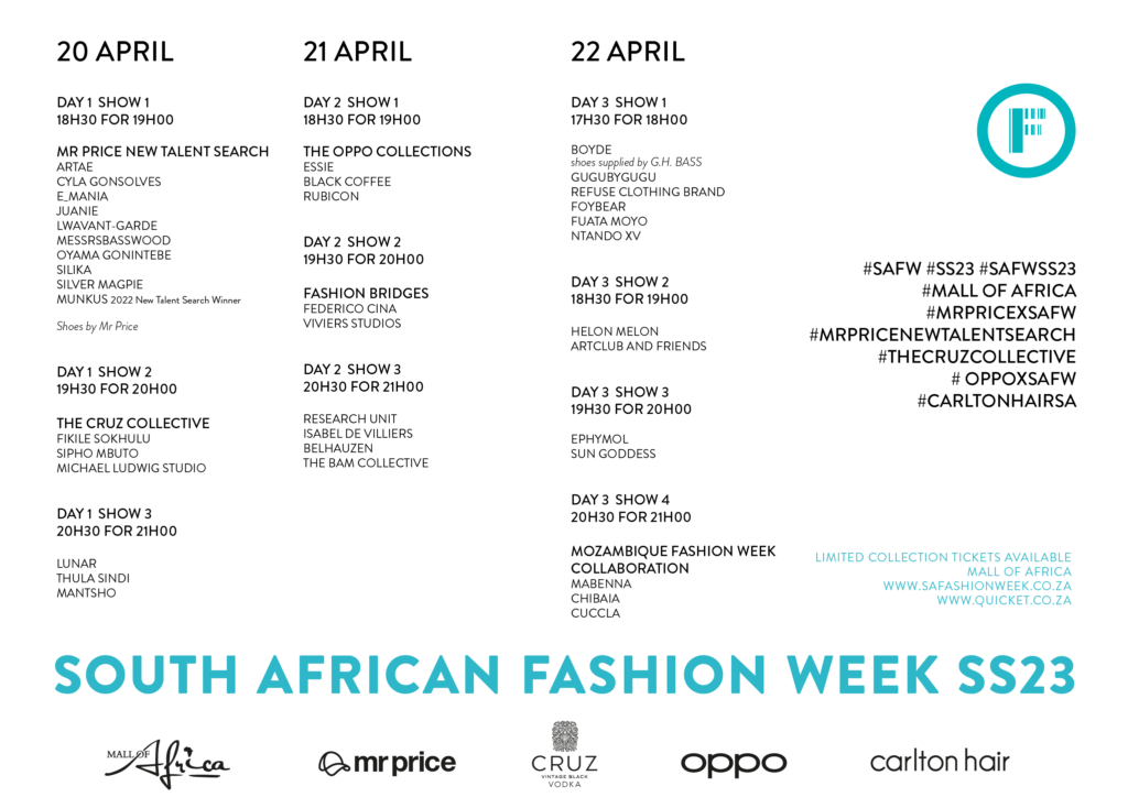 COUNTDOWN TO SOUTH AFRICAN FASHION WEEK SPRING SUMMER 23 Hypress Live