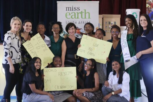 MISS EARTH SOUTH AFRICA CELEBRATING GLOBAL RECYCLING DAY