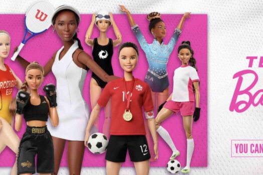 BARBIE CELEBRATES ROLE-MODELS ATHLETES TO ENCOURAGE KIDS IN SPORT