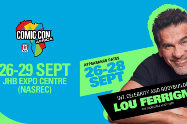 THE ORIGINAL HULK, LOU FERRIGNO IS COMING TO COMIC CON AFRICA