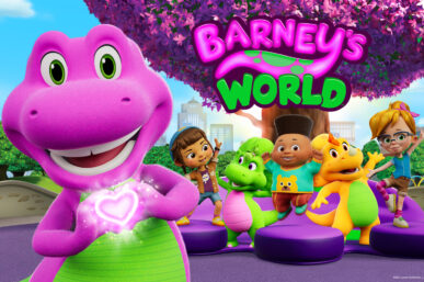 MATTEL UNVEILS THEME SONG FOR BARNEY WORLD