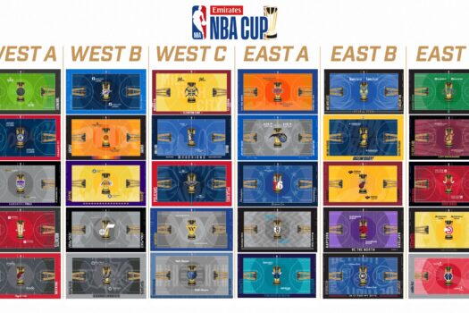 NBA UNVEILS ALL 30 TEAM COURTS FOR EMIRATES NBA CUP 2024