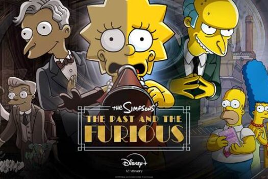 SIMPSONS “THE PAST AND THE FURIOUS” PREMIERES ON DISNEY+ NEXT WEEK